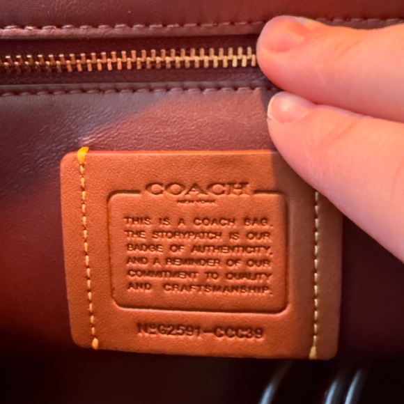 Coach Slouchy Rogue Top Handle Bag - Picture 6 of 7
